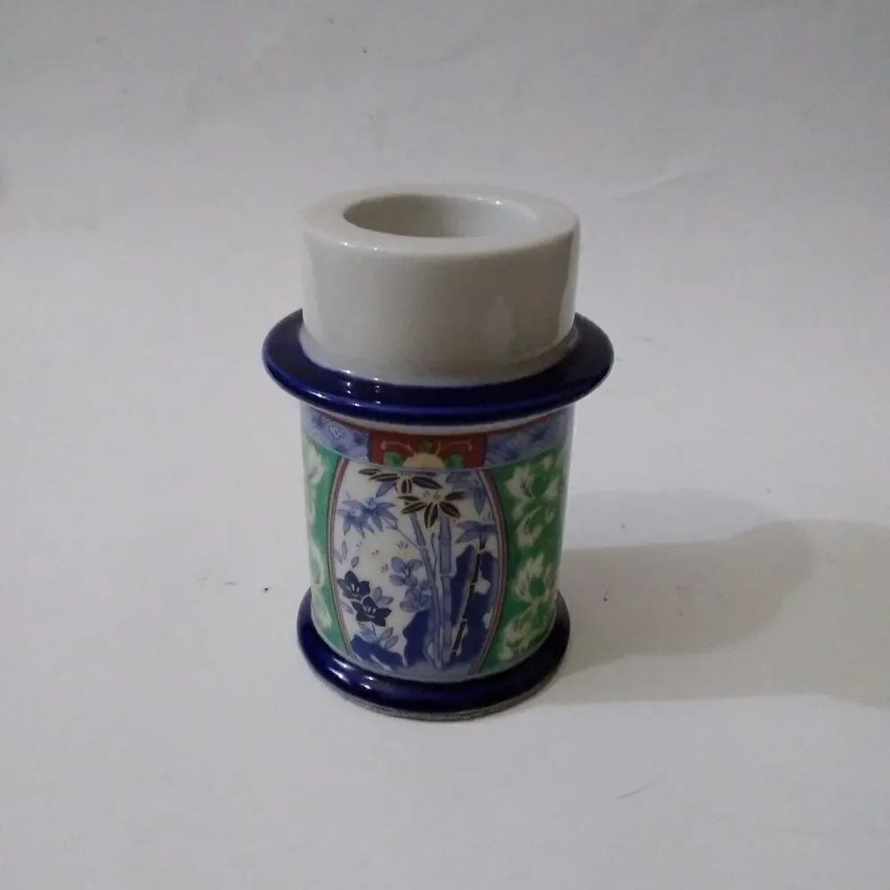 ⬇️⬇️⬇️Hand-painted Candle Holder by CCC Japan